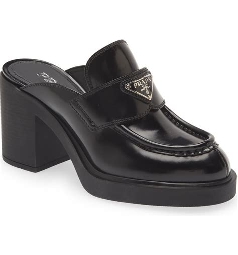 prada mulea|Prada chunky loafer.